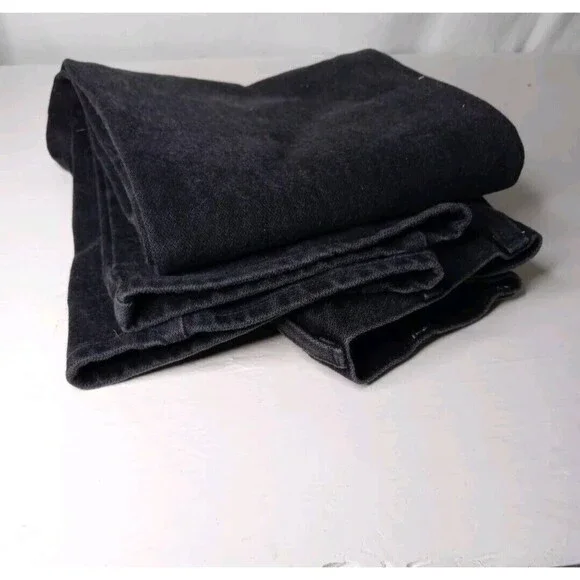 Wrangler 5 X 36 Made In USA Jeans Novak, Black Hi-Rise - Picture 4 of 5